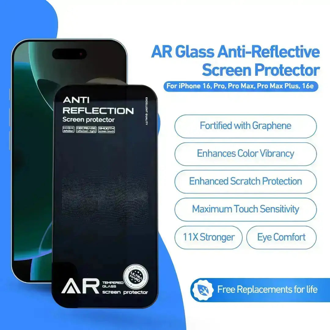 UltraVision AR Pro™ Screen Protector for Apple iPhone 16 - iPhone 16 screen protector Clear Lizard