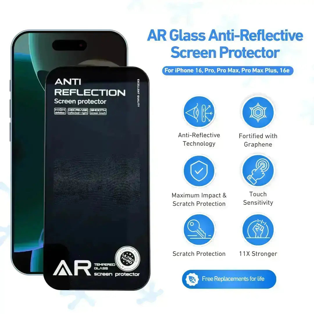 UltraVision AR Pro: Elite Screen Protector for Apple iPhone 16 Pro Clear Lizard