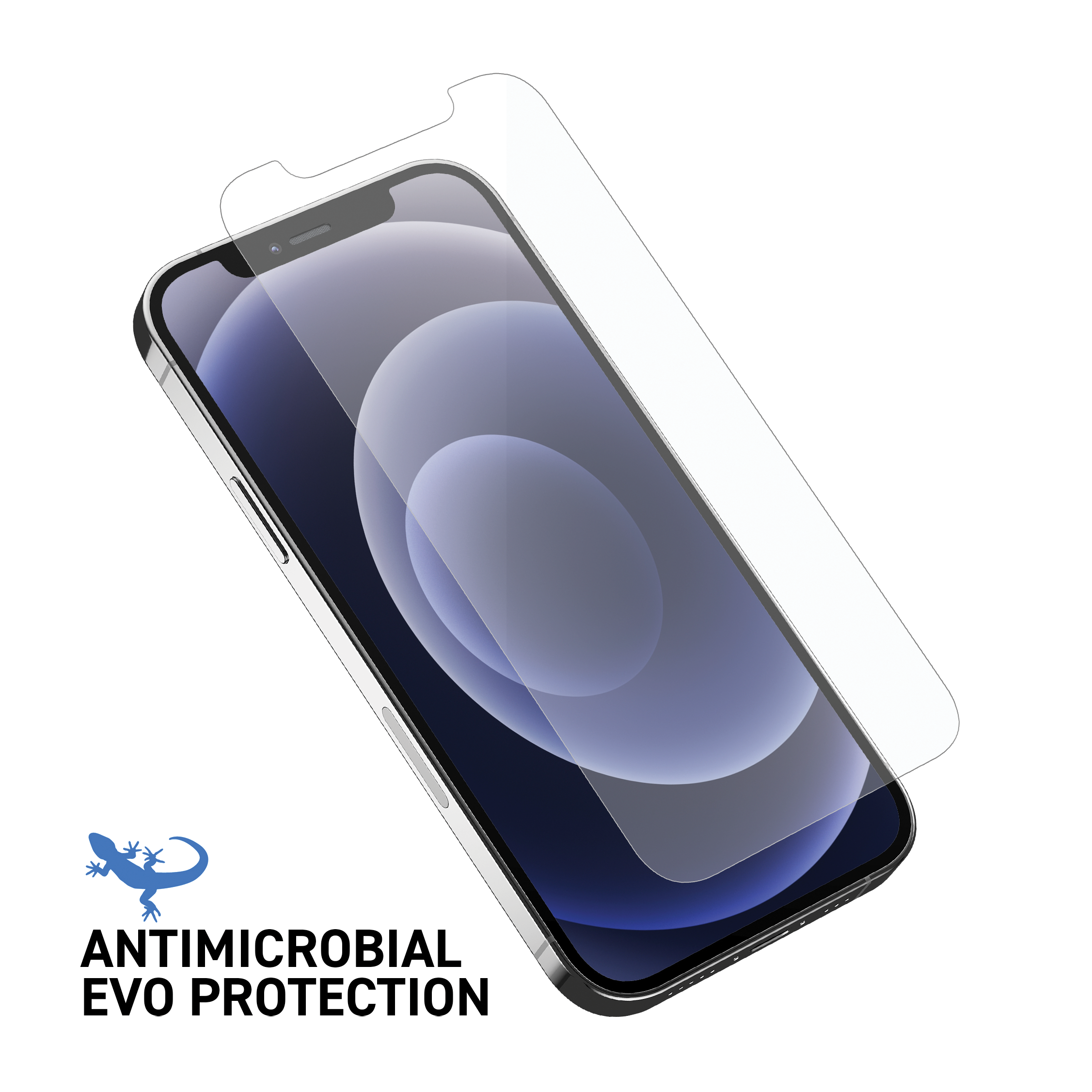 Apple iPhone 12 Tempered Glass Screen Protector Clear Lizard
