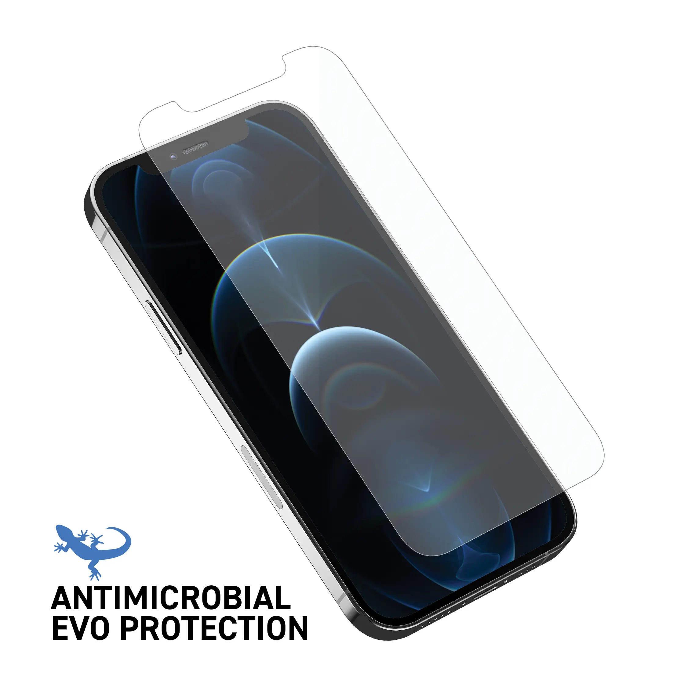 Apple iPhone 12 Pro Max Tempered Glass Screen Protector Clear Lizard