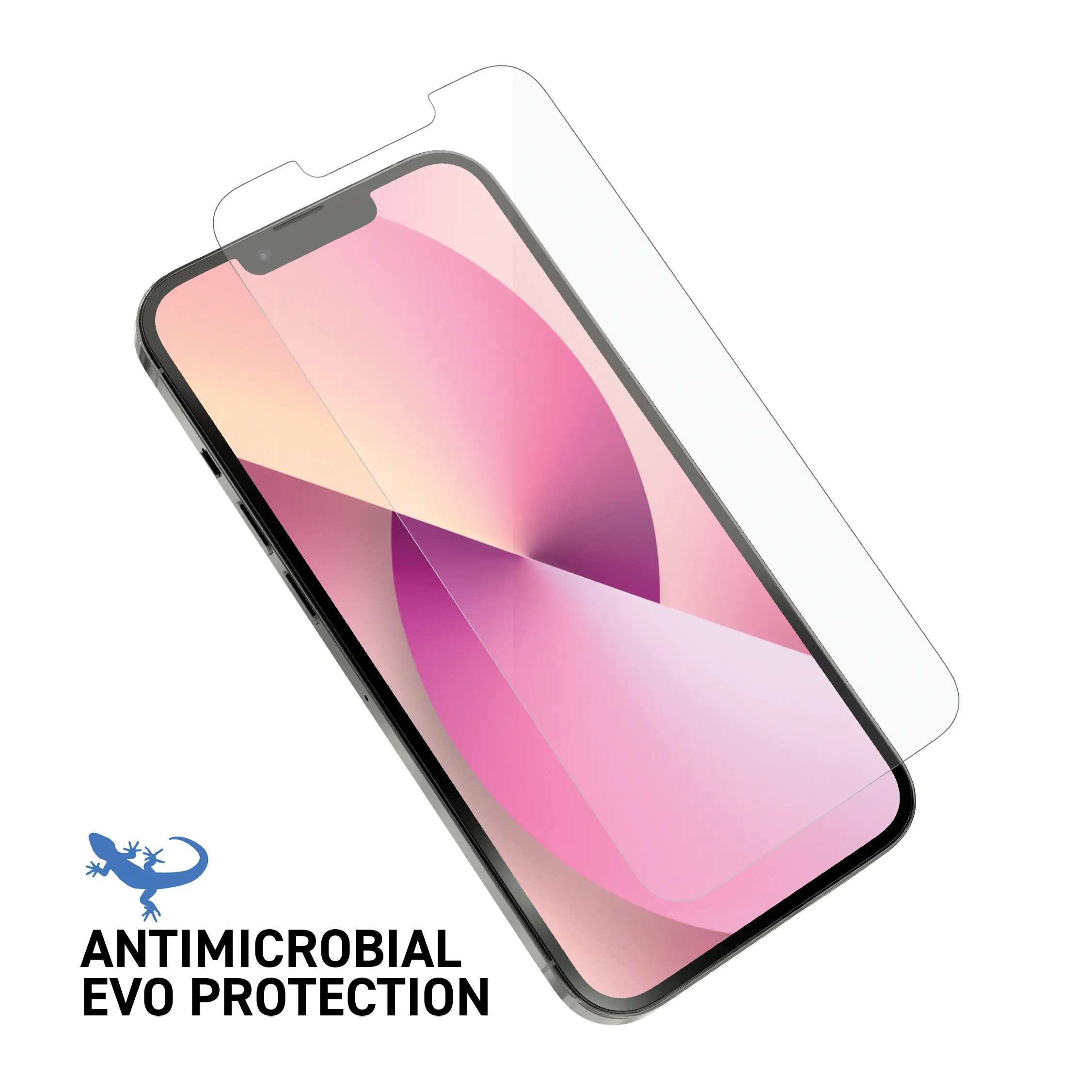 Apple iPhone 13 Tempered Glass Screen Protector Clear Lizard