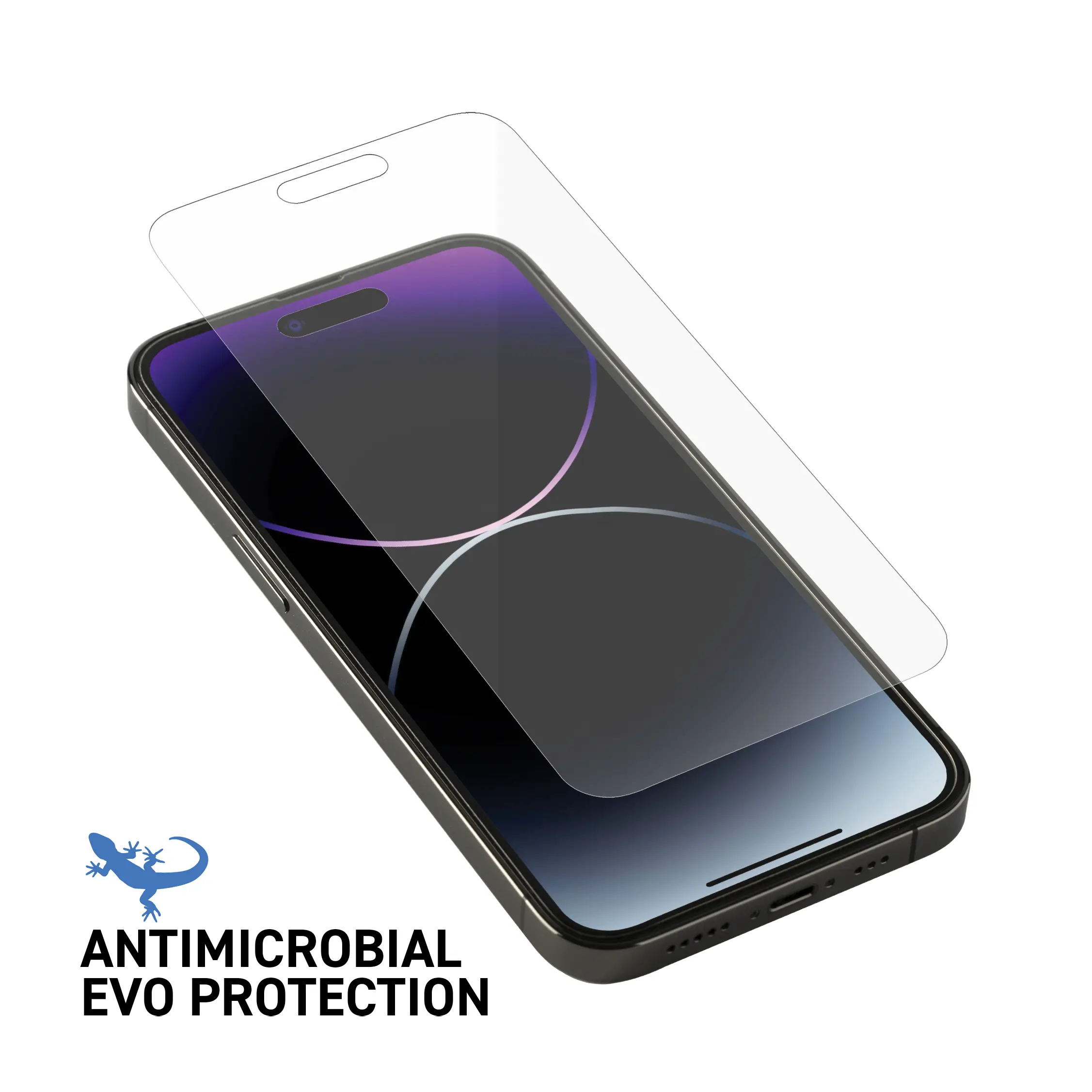 Apple iPhone 14 Pro Max Tempered Glass Screen Protector Clear Lizard