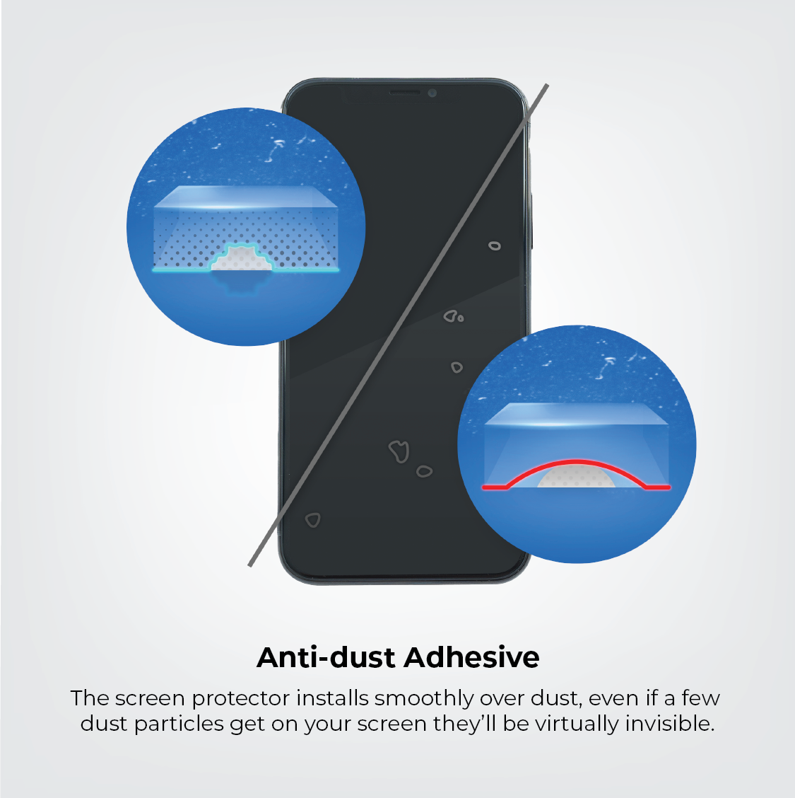 Apple iPhone X Tempered Glass Screen Protector Clear Lizard