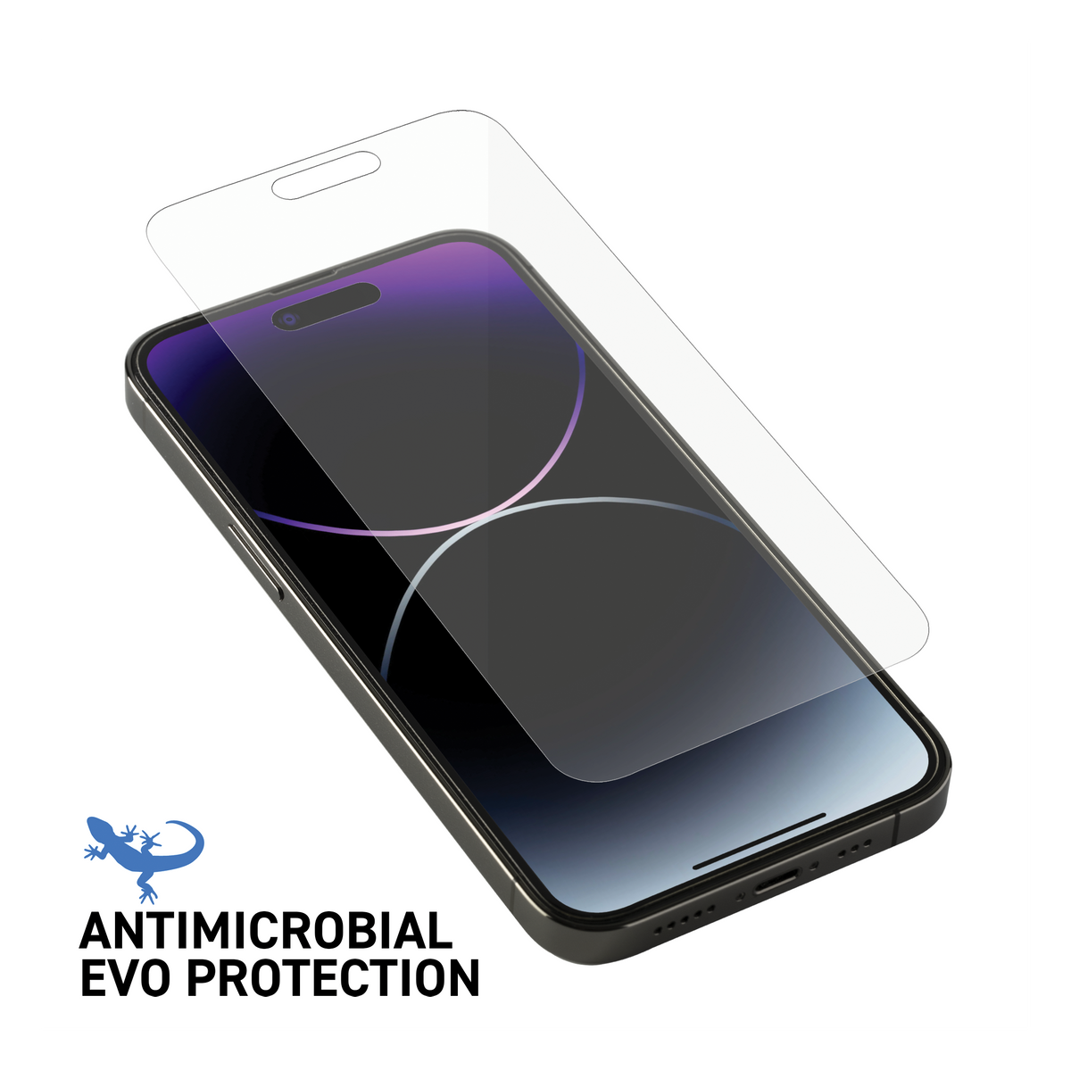 iPhone 15 Pro Max Tempered Glass Screen Protector Clear Lizard