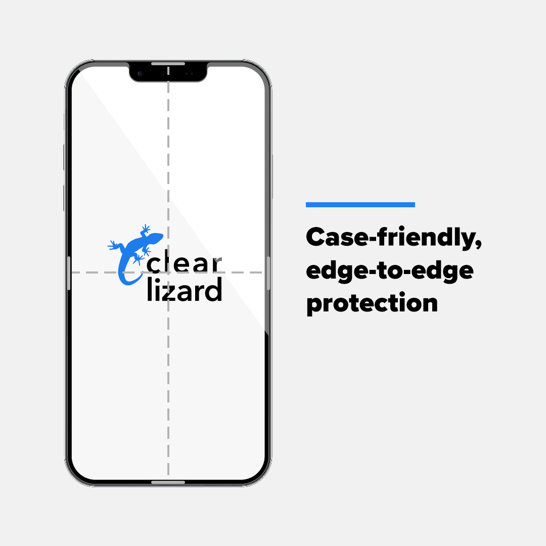 Apple iPhone 15 Pro Tempered Glass Screen Protector Clear Lizard