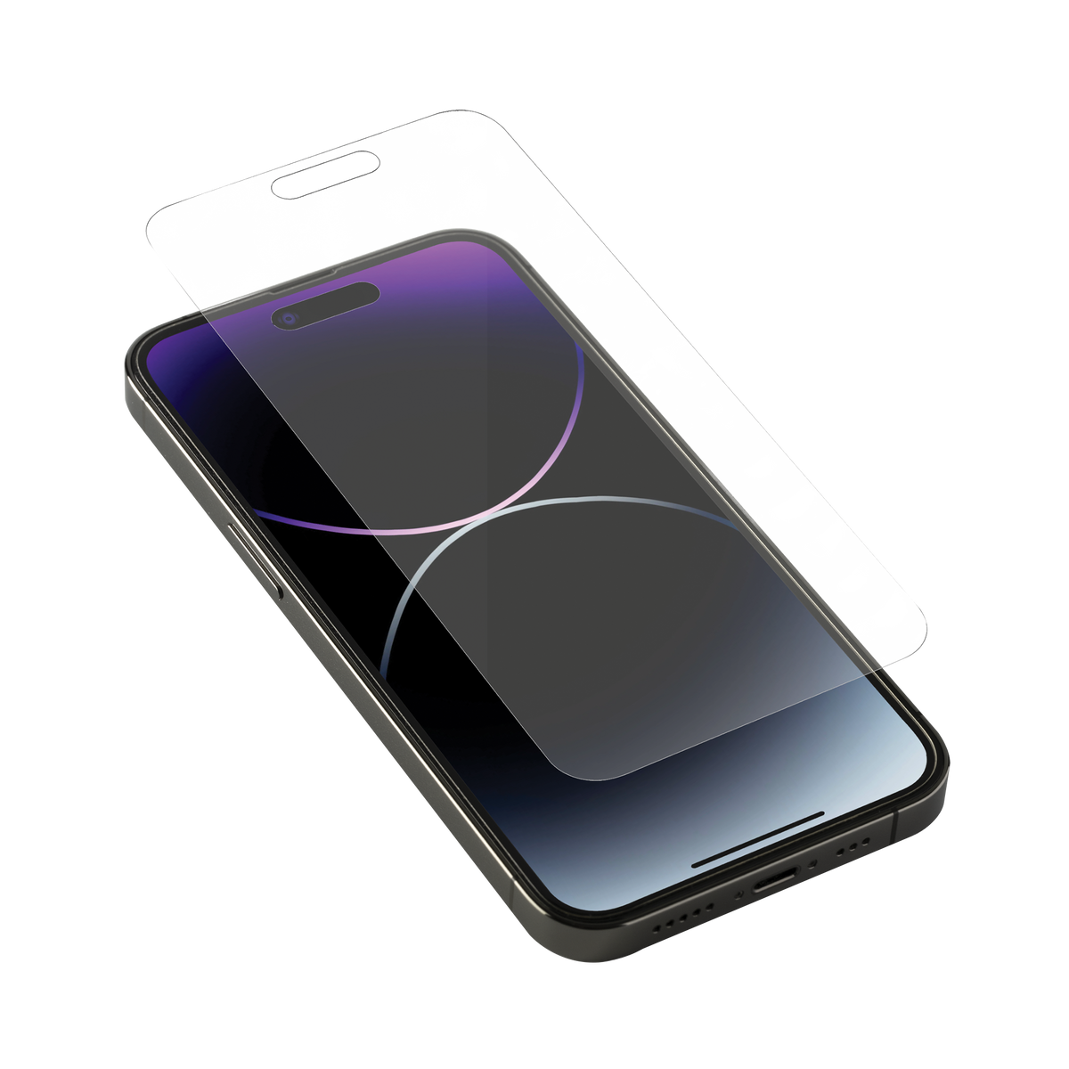 iPhone 15 Pro Max Tempered Glass Screen Protector Clear Lizard